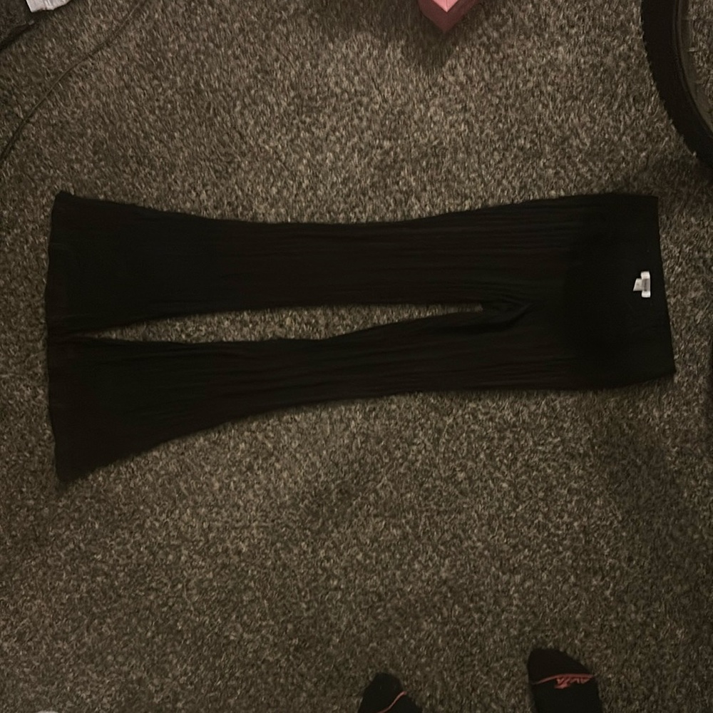 Flirtitude Active Black Textured Leggings